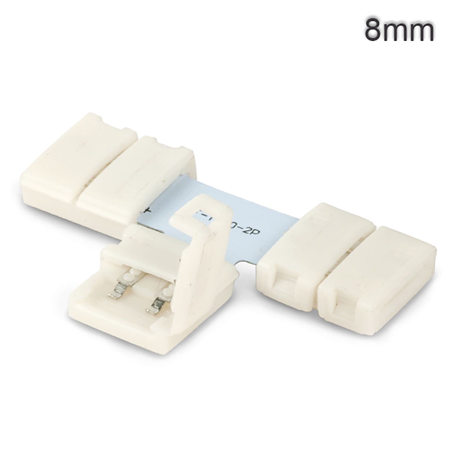 ISOLED Clip-T-Verbinder (max. 5A) C1-28 für 2-pol. IP20 Flexstripes mit Breite 8mm, Pitch >12mm ISOLED Clip-T-Verbinder (max. 5A) C1-28 für 2-pol. IP20 Flexstripes mit Breite 8mm, Pitch >12mm - 1