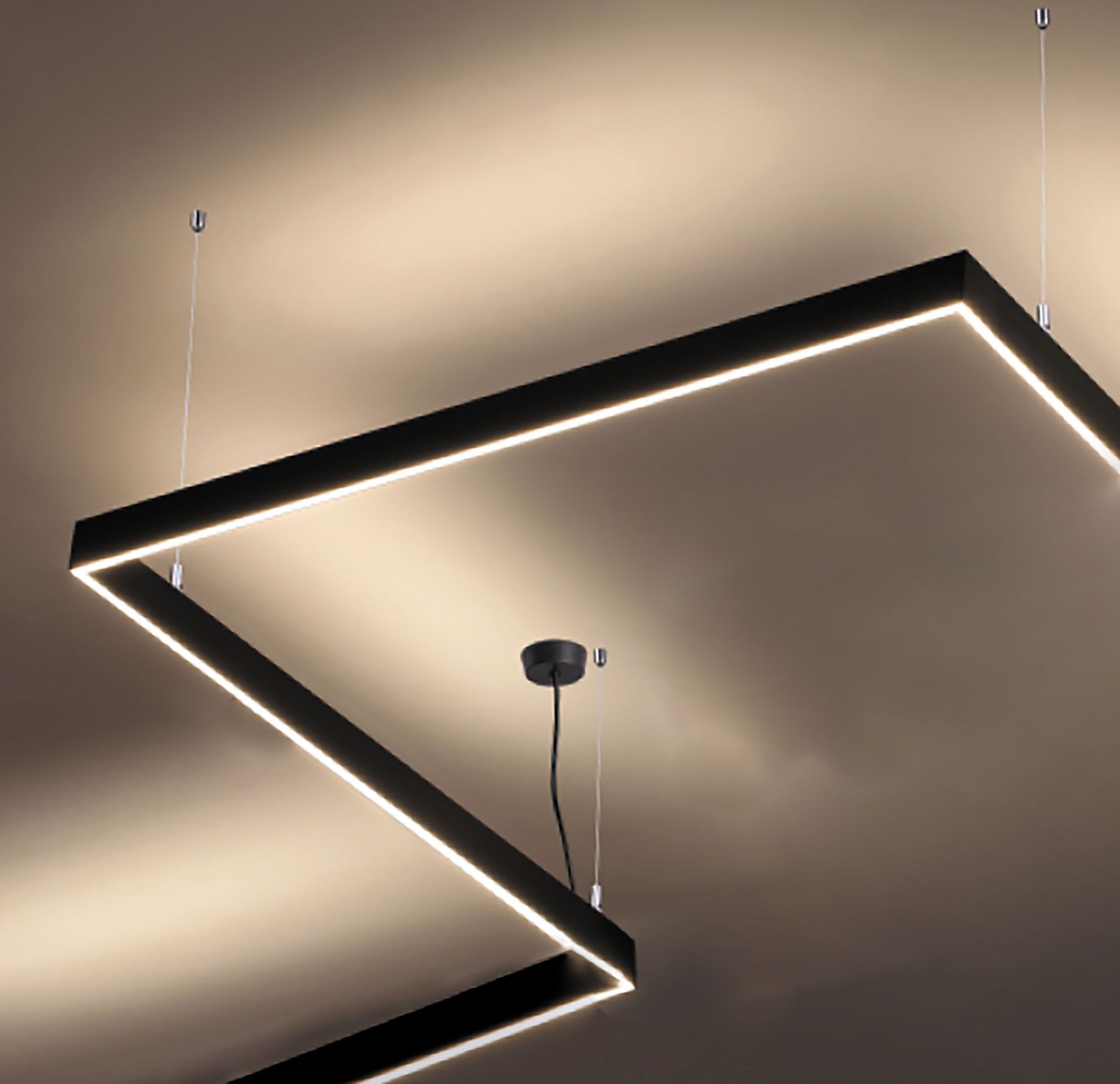 ISOLED LED Hängeleuchte Linear Up&Down 1200, 40W, prismatisch, linear- u. 90° verbindbar, weiß, neutralweiß - 9
