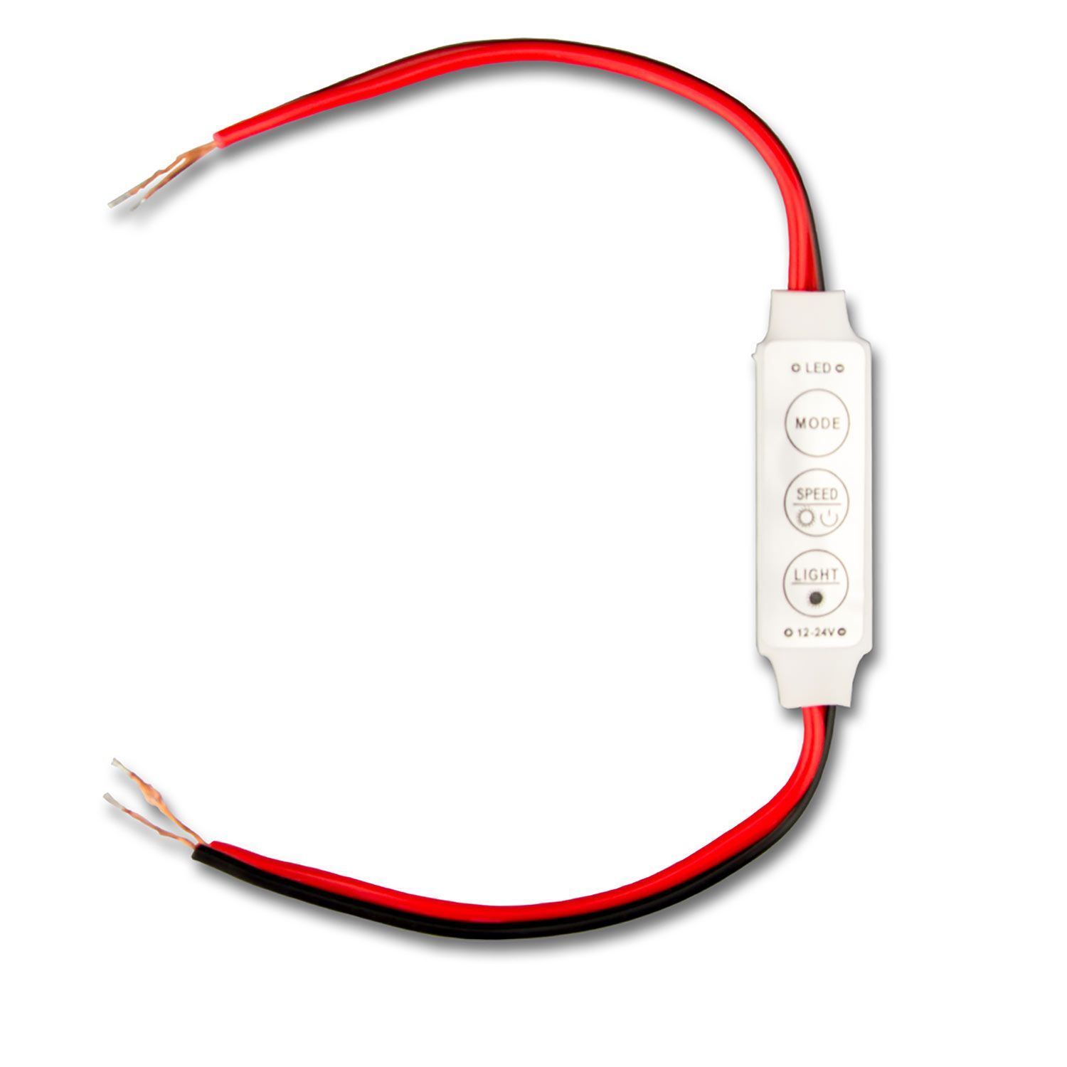 ISOLED LED Strip Mini Kabel PWM-Dimmer, 1 Kanal, 12-24V DC 3A - 1