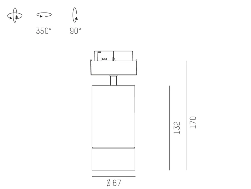 Molto Luce MOVA S GU10 VOLARE (weiß) - Produktbild 2