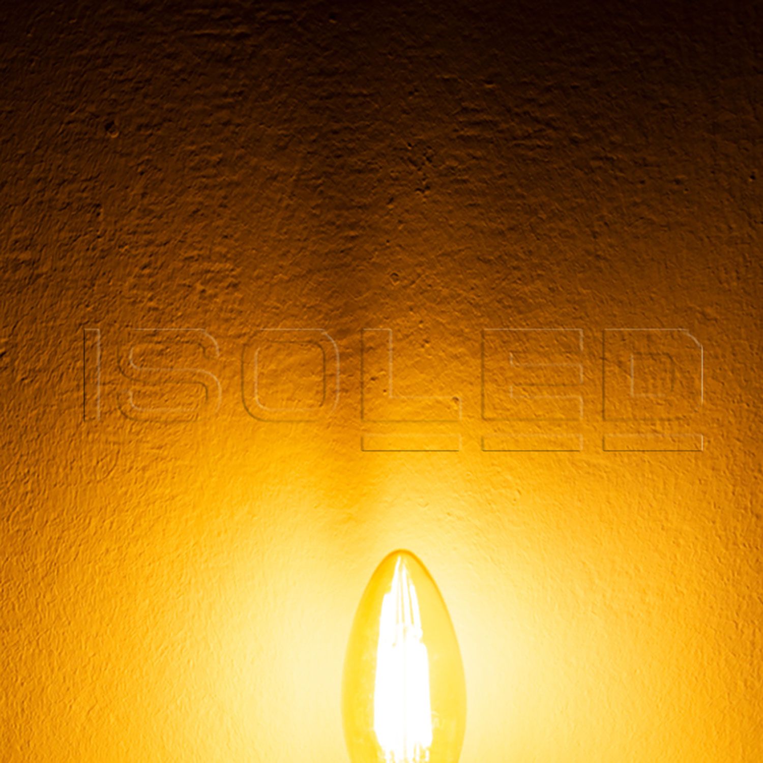 ISOLED E14 Vintage Line LED Kerze 4W ultrawarmweiß, dimmbar - 4
