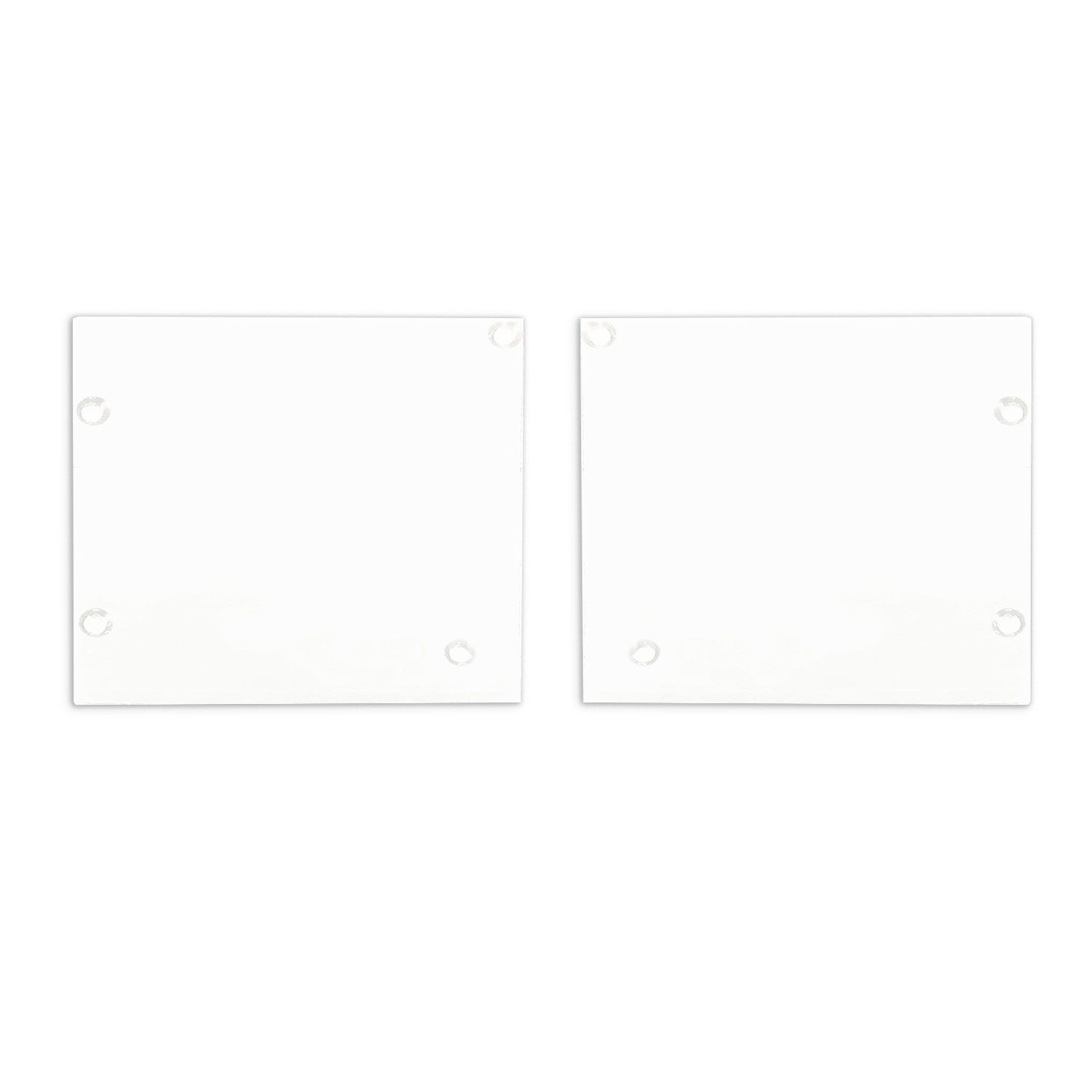 ISOLED Endkappe Alu EC127 für Curtain10 ONE mit VISOR, 1 Paar (links & rechts), weiß ISOLED Endkappe Alu EC127 für Curtain10 ONE mit VISOR, 1 Paar (links & rechts), weiß - 1