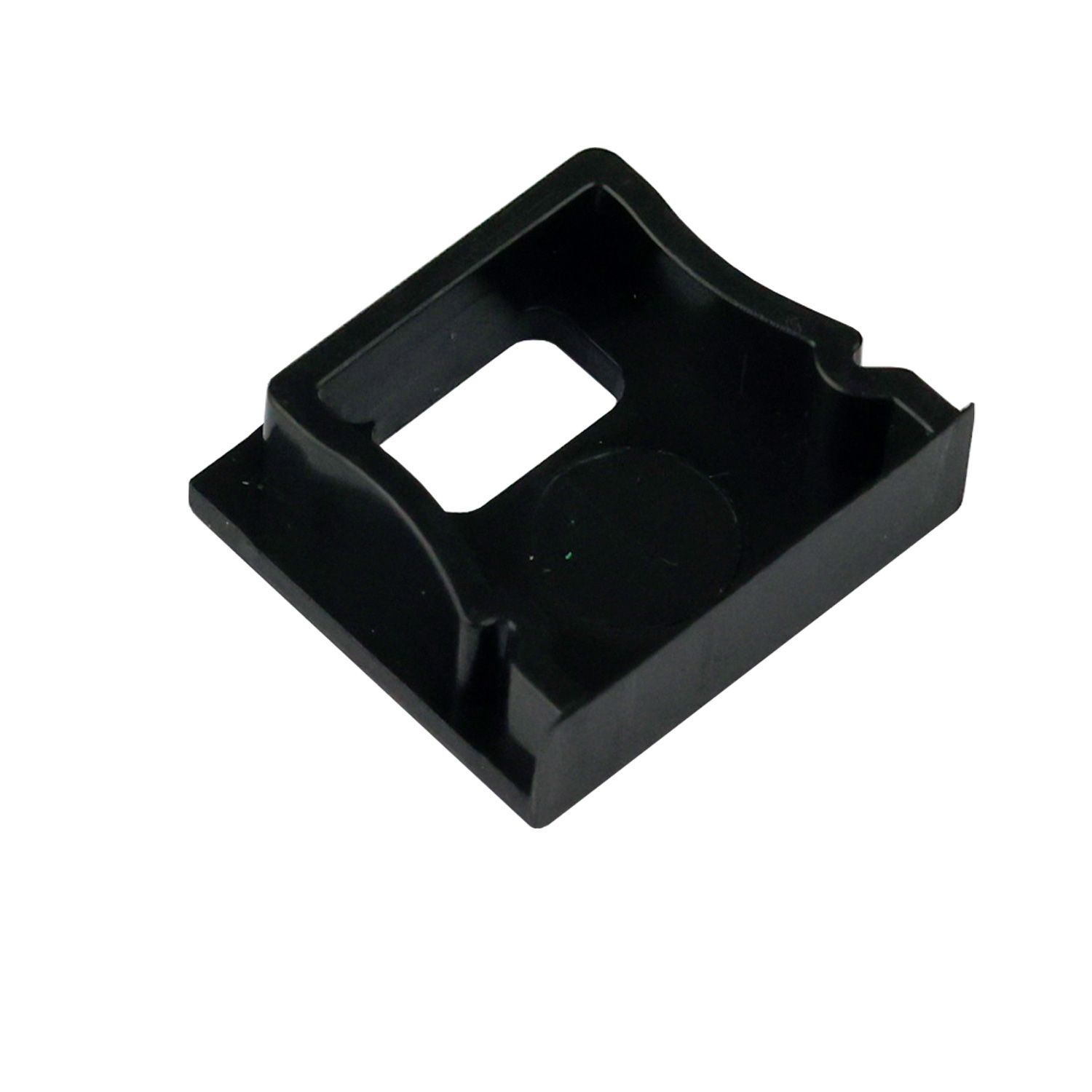 ISOLED Endkappe EC78B schwarz für Profil PURE12 S mit Kabeldurchführung, 1 STK - 2