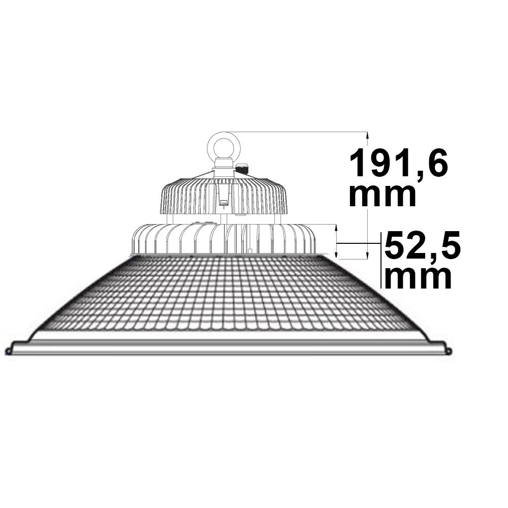 ISOLED LED Hallenleuchte FL 200W, Alu-Reflektor, 80°, IP65, 1-10V dimmbar, neutralweiß - 2