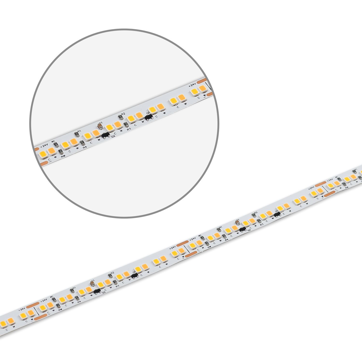 ISOLED LED CRI90 Sunset Dim-to-warm (via PWM) Flexband, 24V DC, 12W, IP20, 1800-3000K, 224 LED/m - 3