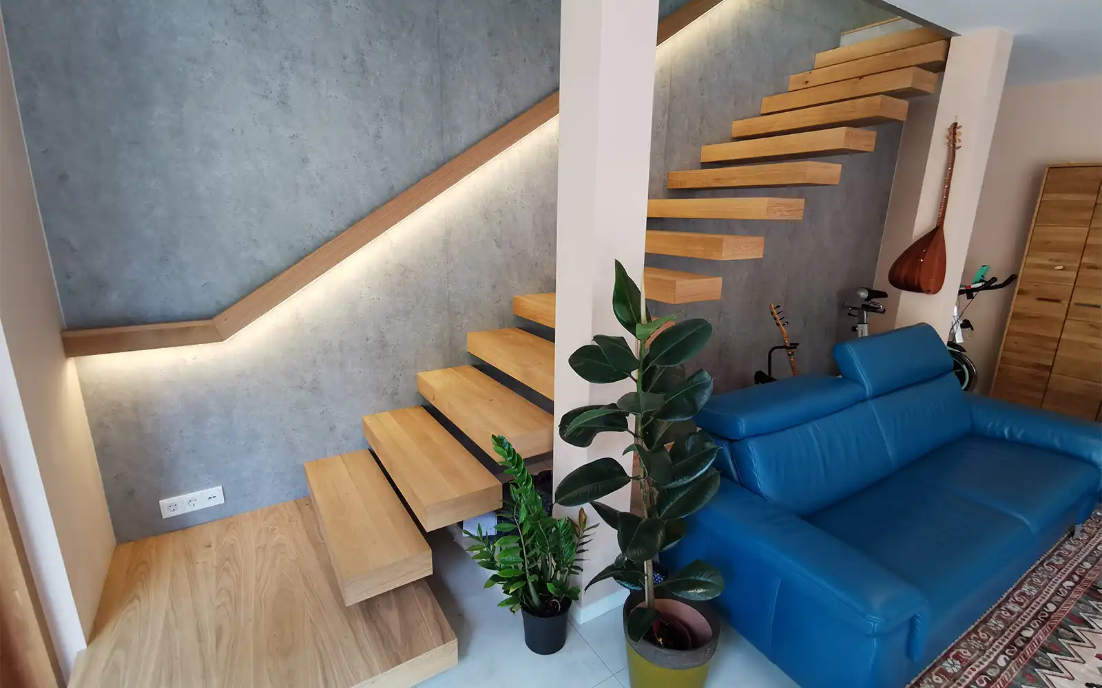 ISOLED LED Aufbauprofil WING20 klein, eloxiert L: 200cm - 2