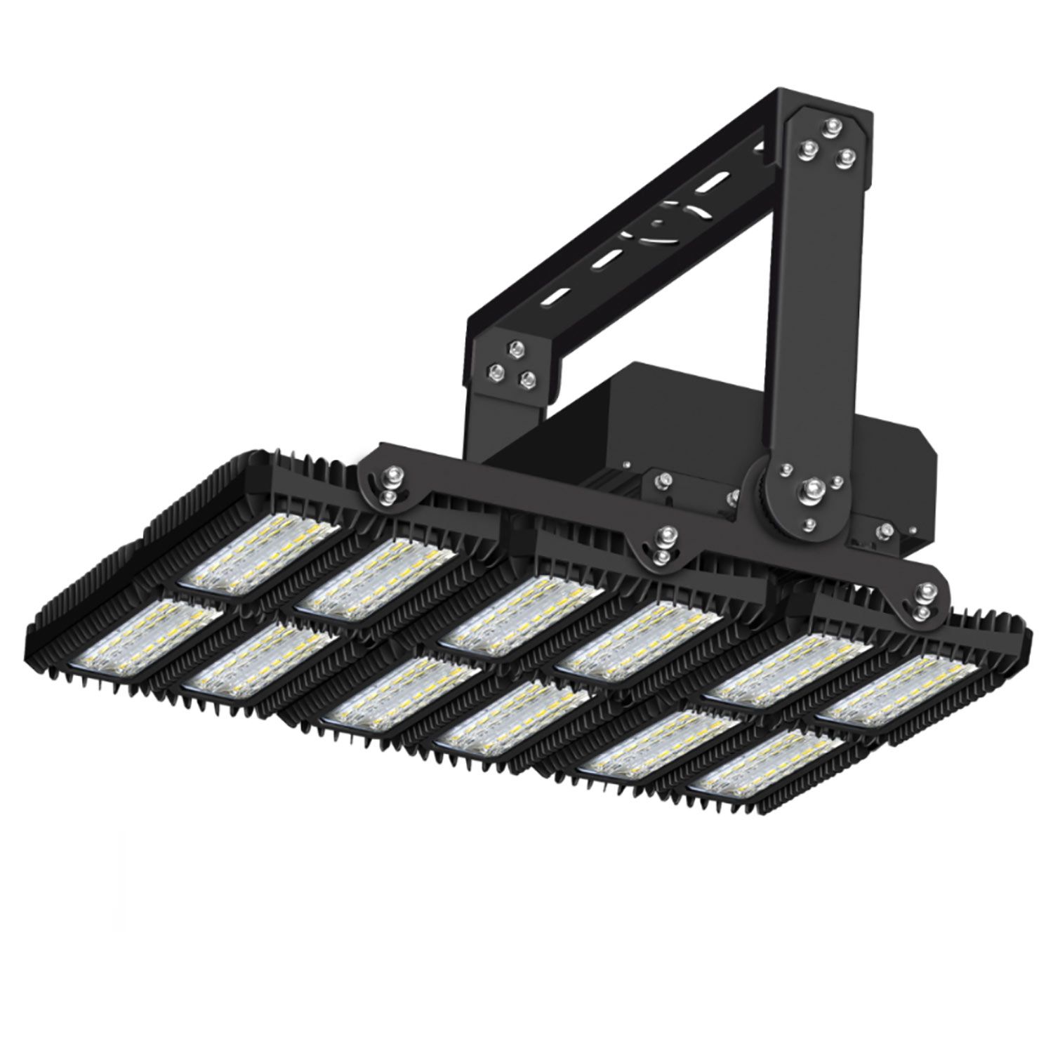 ISOLED LED Flutlichtanlage 1.350W, 130x25°, 6 Module (Lichtpunkte), 1-10V dimmbar, 4000K, IP66 (ext.Trafo) - 1