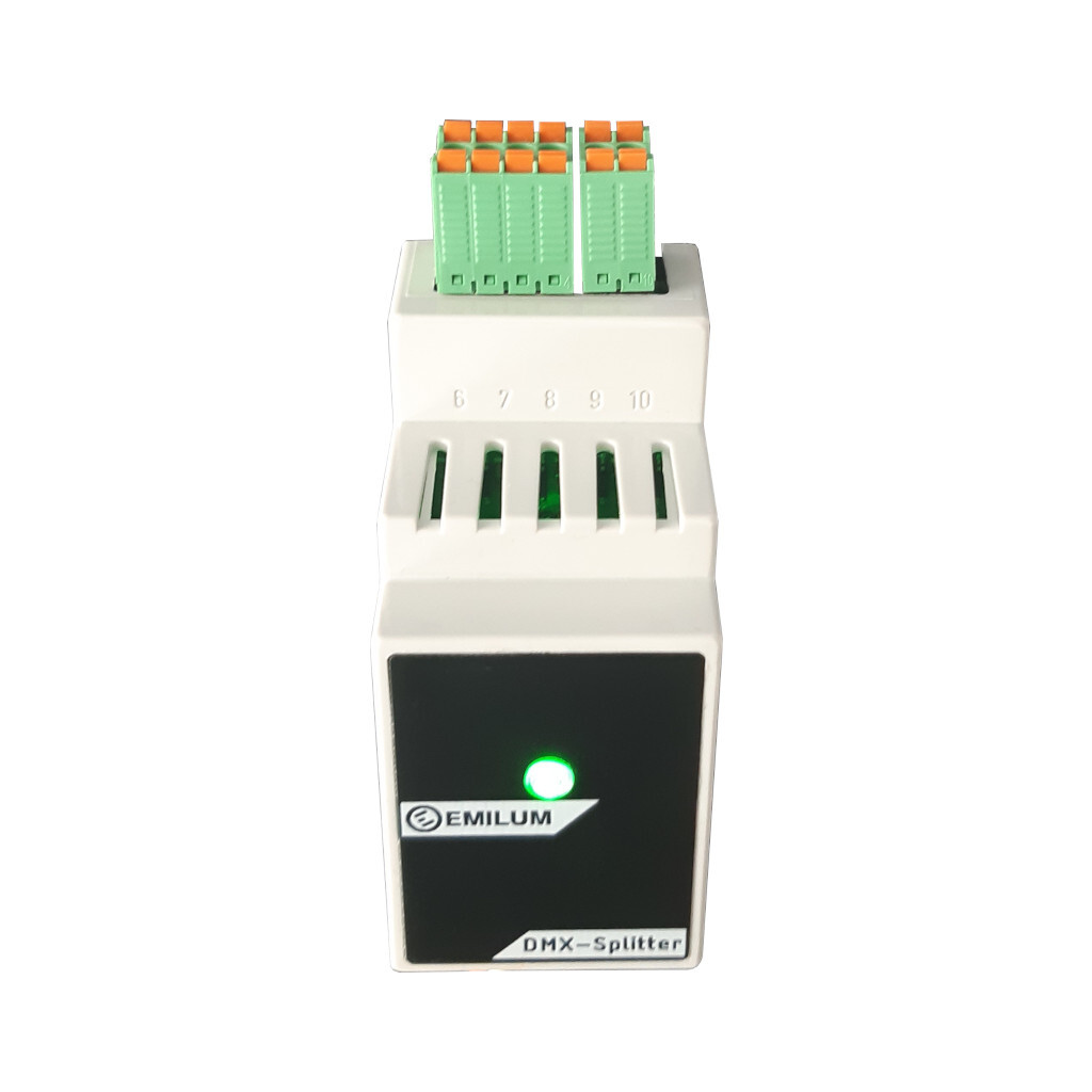 Emilum DMX, RS485, 4-Port Splitter (Booster) Unidirektional - Produktbild 4
