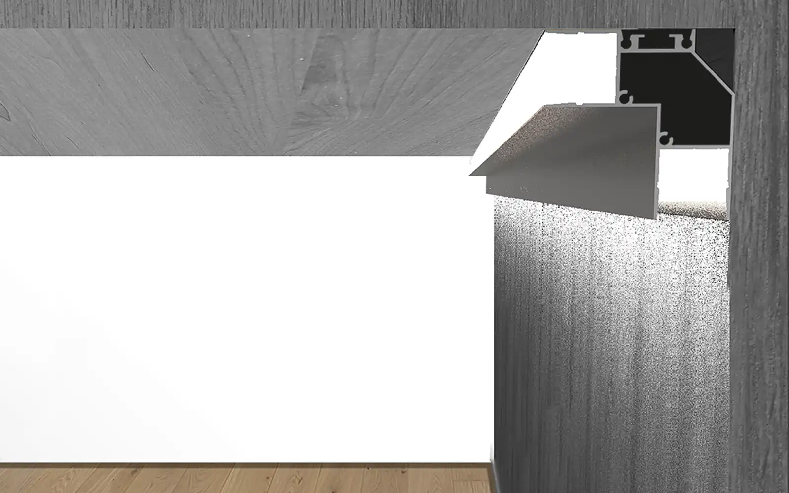 ISOLED LED Eckprofil HIDE ANGLE Aluminium eloxiert, 200cm - 2