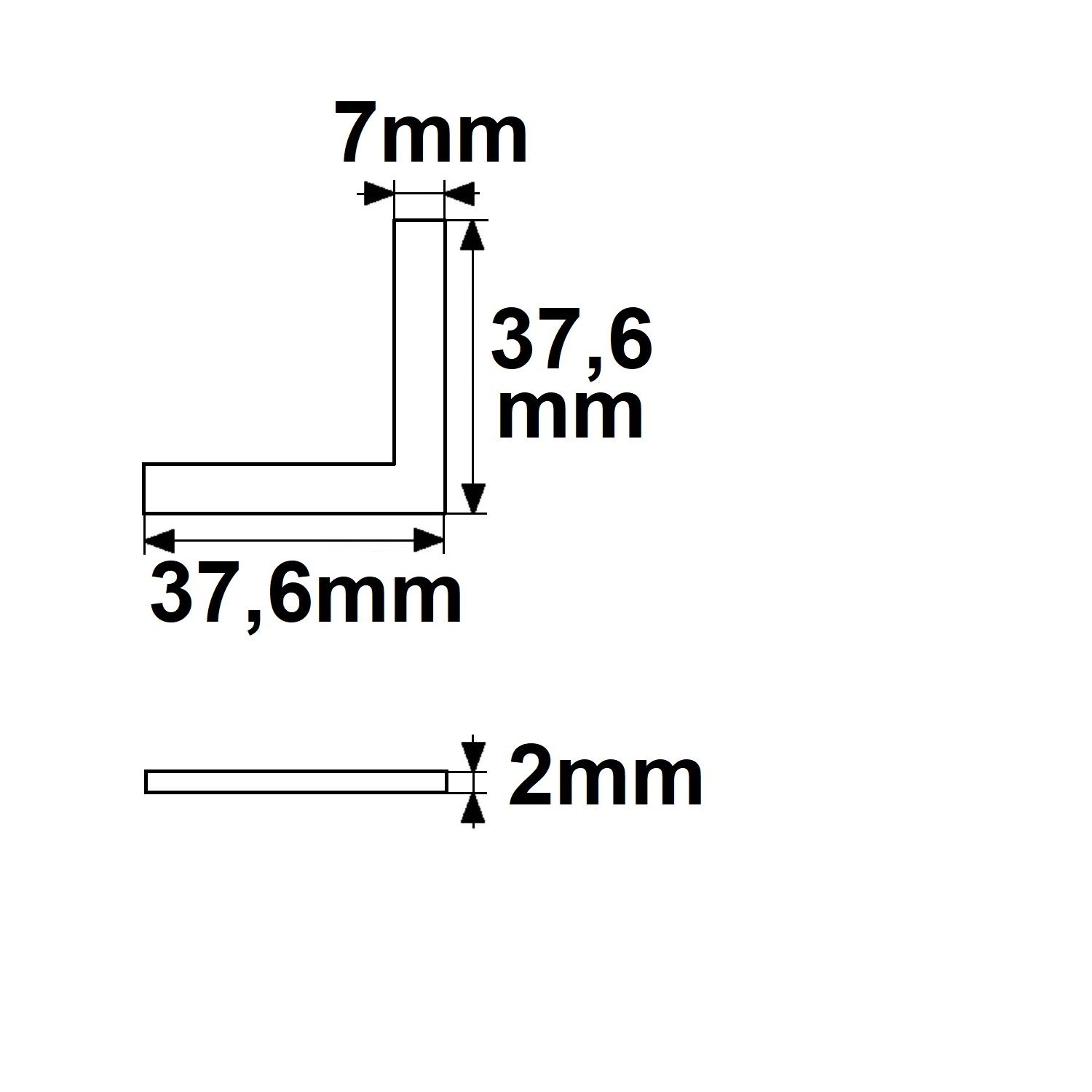 ISOLED Eckverbinder für Profil CORNER12, CEILING21, 90°, 4er Set - 2