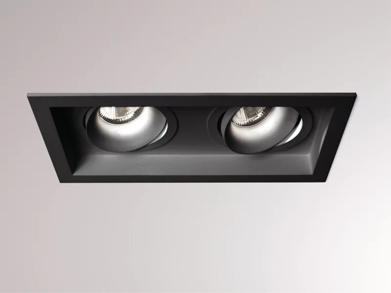Molto Luce SAVO 20 S SQUARE DOUBLE R (schwarz) - Produktbild 1