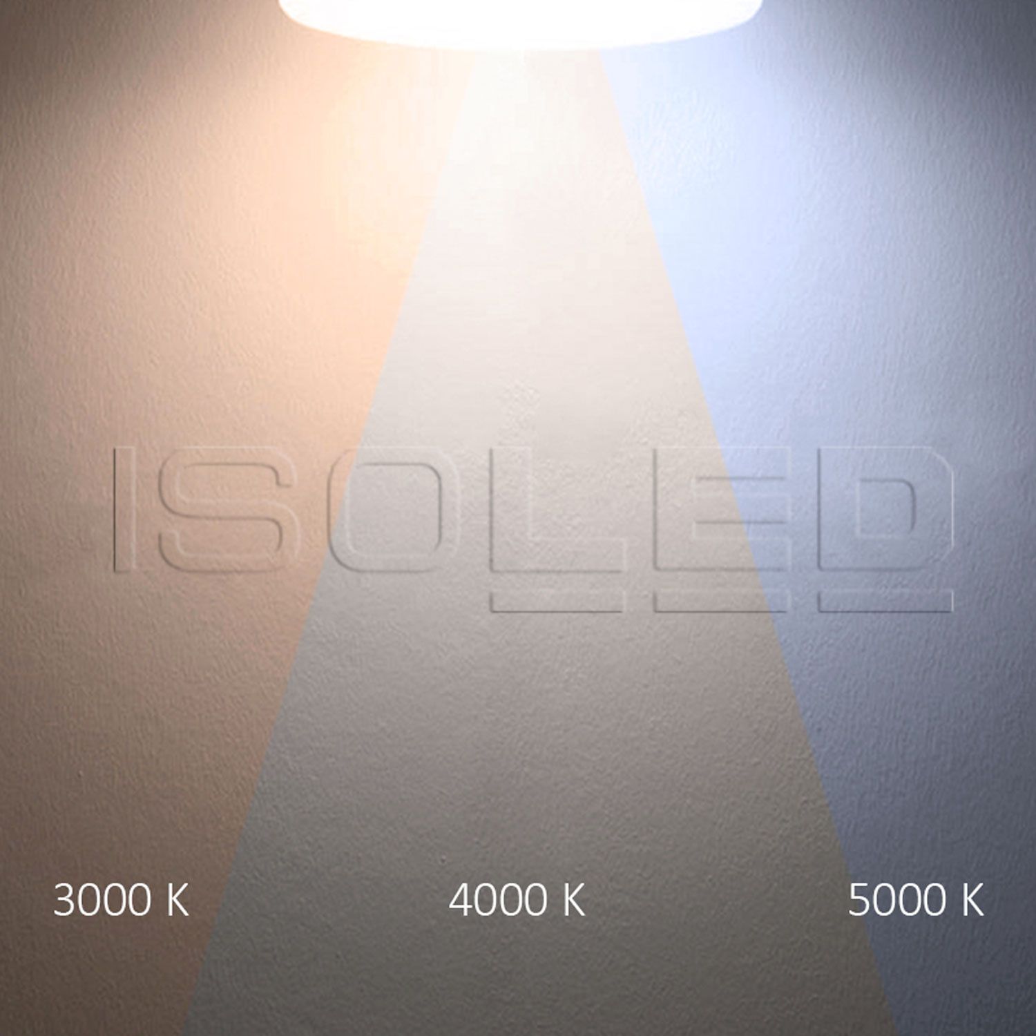 ISOLED LED Decken/Wandleuchte 18W, weiß, IP54, mit Bew.Sensor+Notlichtfunktion, ColorSwitch 3000|4000|5000K - 5