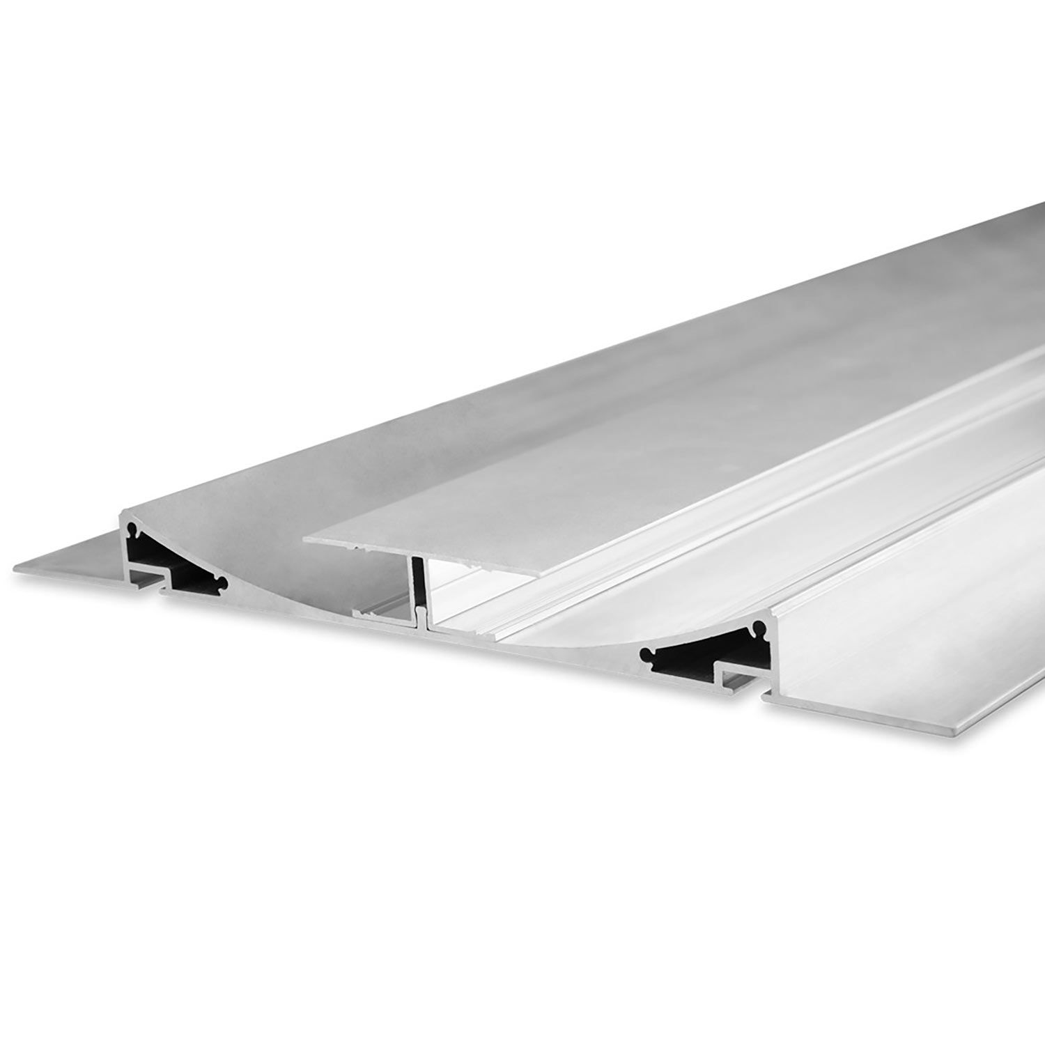 ISOLED LED Trockenbau-Leuchtenprofil Double Curve, 200cm ISOLED LED Trockenbau-Leuchtenprofil Double Curve, 200cm - 1