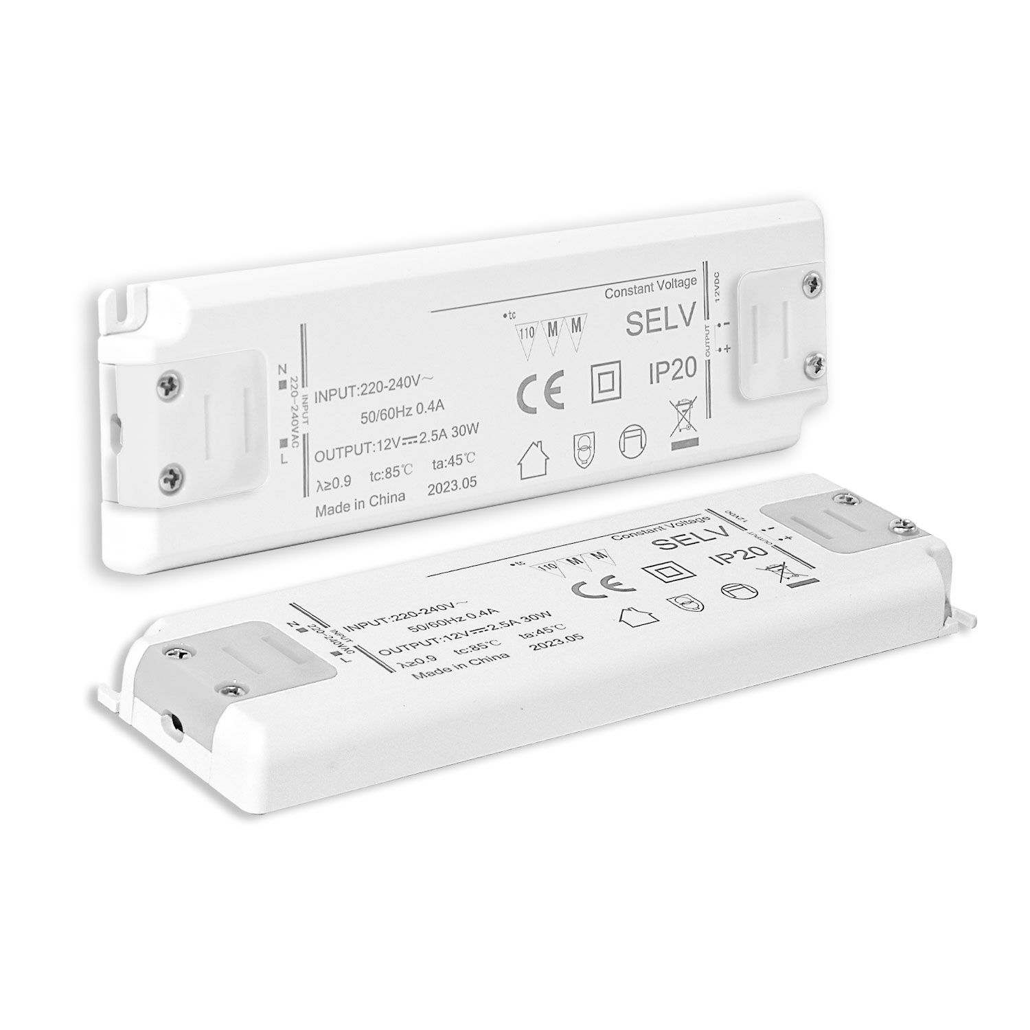 ISOLED LED Trafo 12V/DC, 0-30W, SELV, ultraflach ISOLED LED Trafo 12V/DC, 0-30W, SELV, ultraflach - 1
