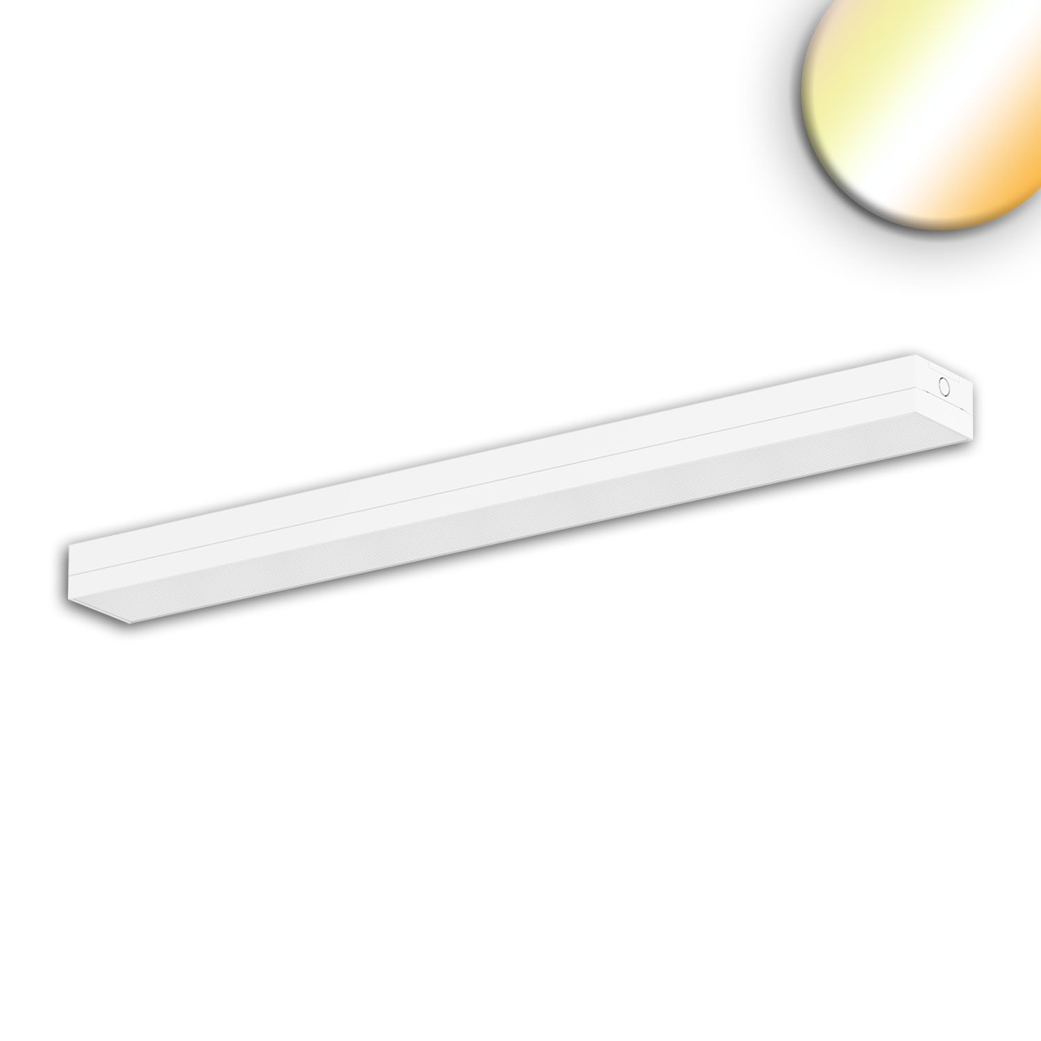 ISOLED LED Langfeldleuchte blendreduziert, weiß, 150cm, 45W, ColorSwitch 3000|4000|5700K, dimmbar - 1