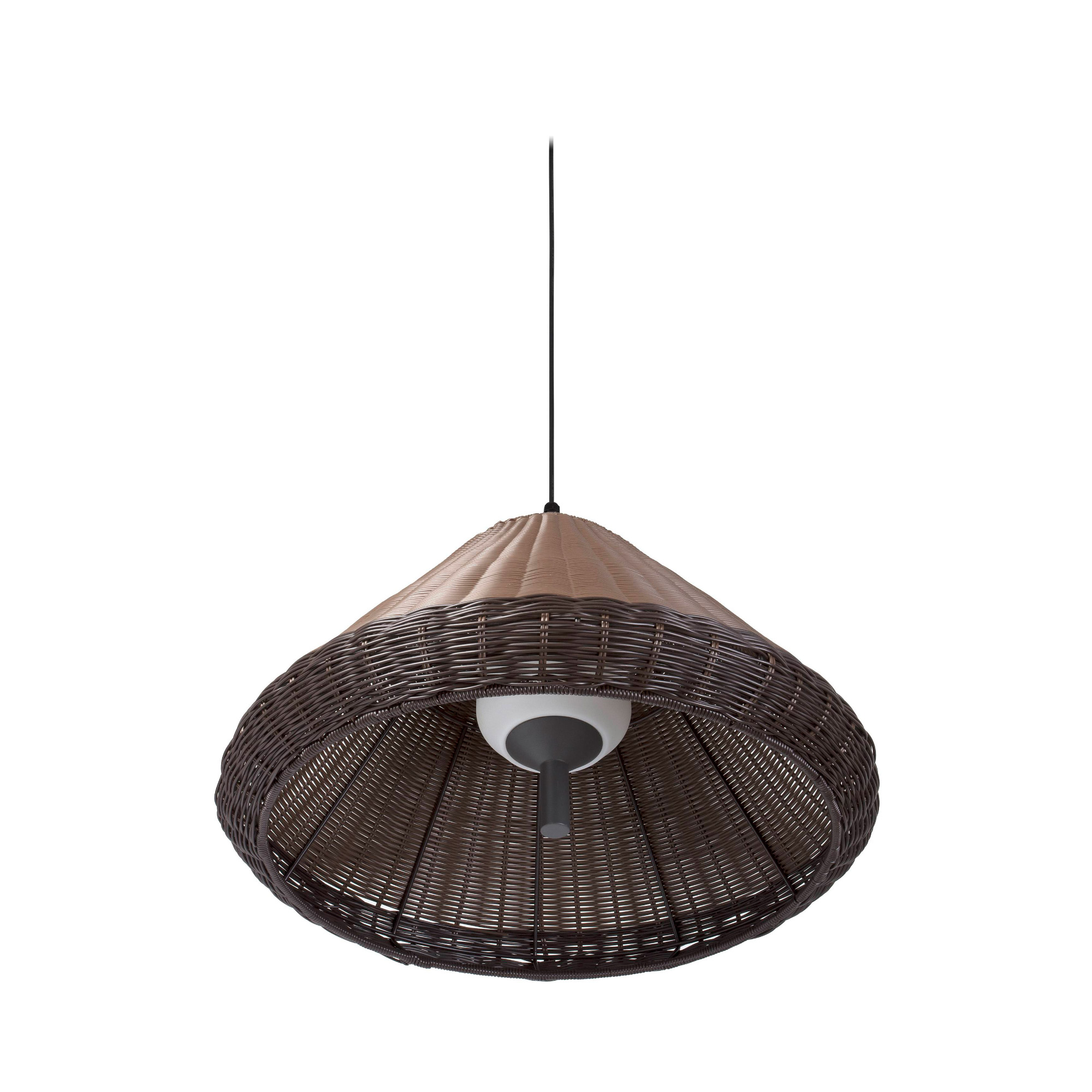 Faro SAIGON OUT Pendelleuchte grau/braun W70 Kegelkappe Faro SAIGON OUT Pendelleuchte grau/braun W70 Kegelkappe - 1