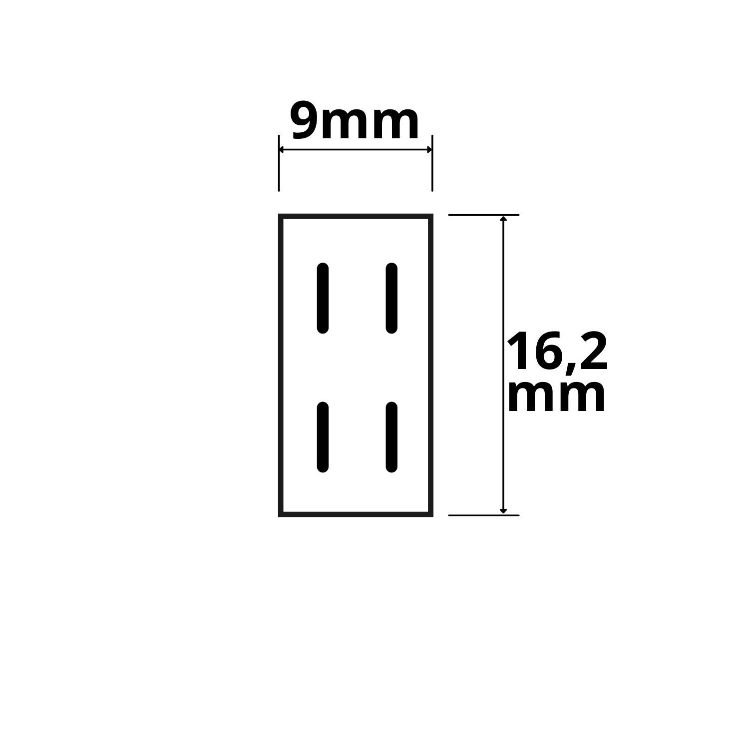 ISOLED Kontakt-Verbinder Universal (max. 5A) K2-28 für 2-pol. IP20 Flexstripes mit Breite 8mm - 2