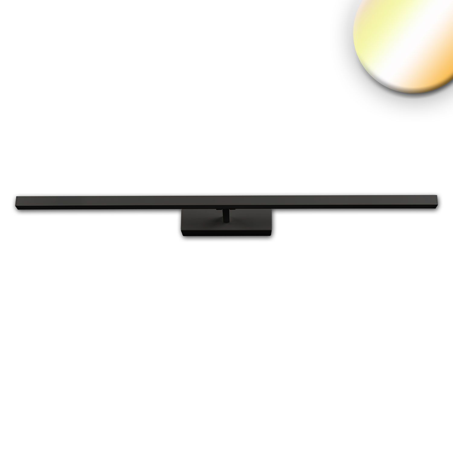 ISOLED LED Spiegel- und Bilderleuchte schwenkbar, 520mm, 12W, schwarz, ColorSwitch 2700|3000|4000K - 1