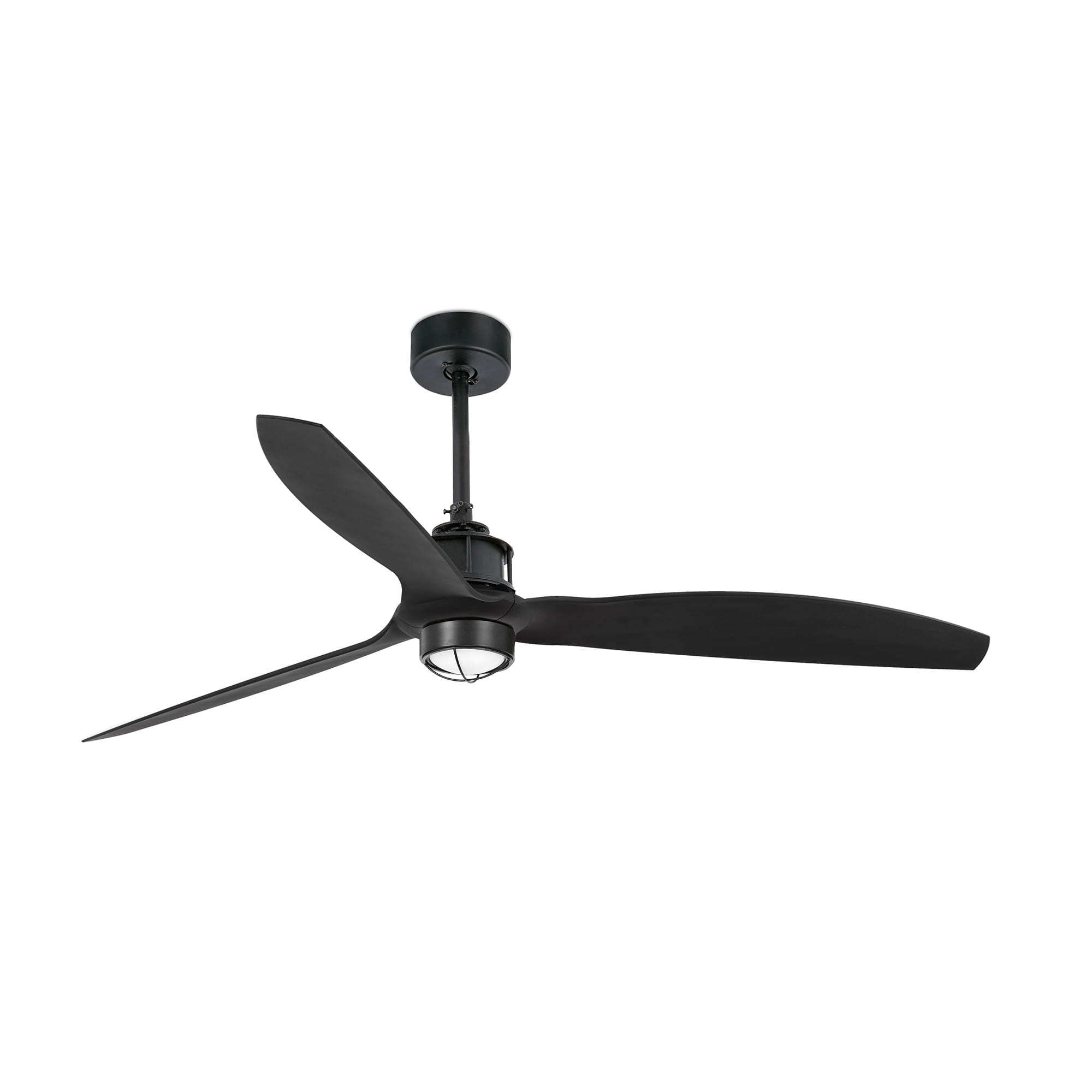 Faro JUST FAN M Mattschwarzer Ventilator 3000K TUYA - Produktbild 1
