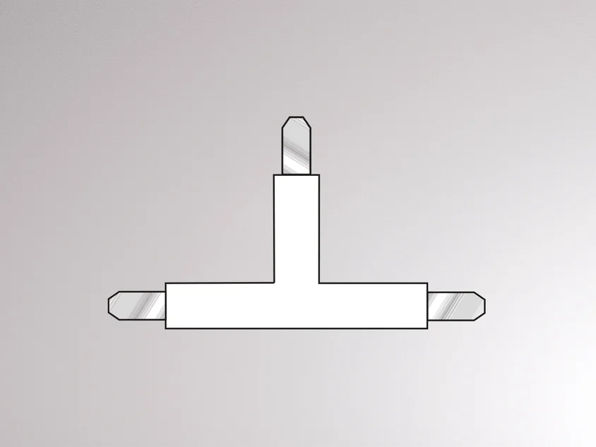 Molto Luce VOLARE T VERBINDER (schwarz chrom) - 1