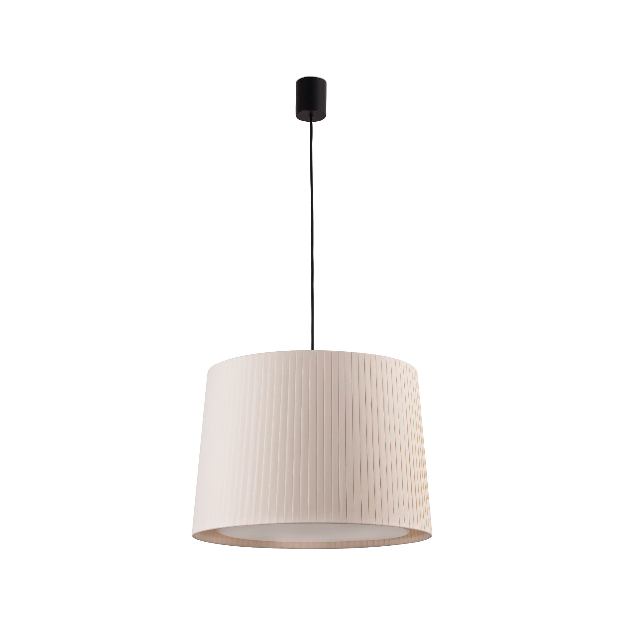 Faro SAMBA Einzelne Pendelleuchte schwarz/beige geklebt Faro SAMBA Einzelne Pendelleuchte schwarz/beige geklebt - 1
