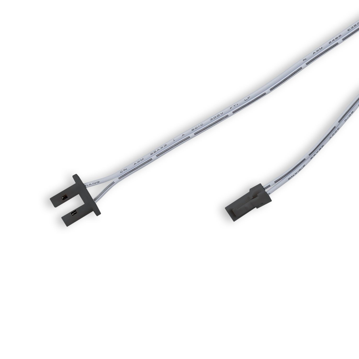 ISOLED Endkappe schwarz für Surf12 Flat mit Einspeiser für FC-Flexband, 50cm Kabel+MiniAmp-Stecker, max. 3A ISOLED Endkappe schwarz für Surf12 Flat mit Einspeiser für FC-Flexband, 50cm Kabel+MiniAmp-Stecker, max. 3A - 1
