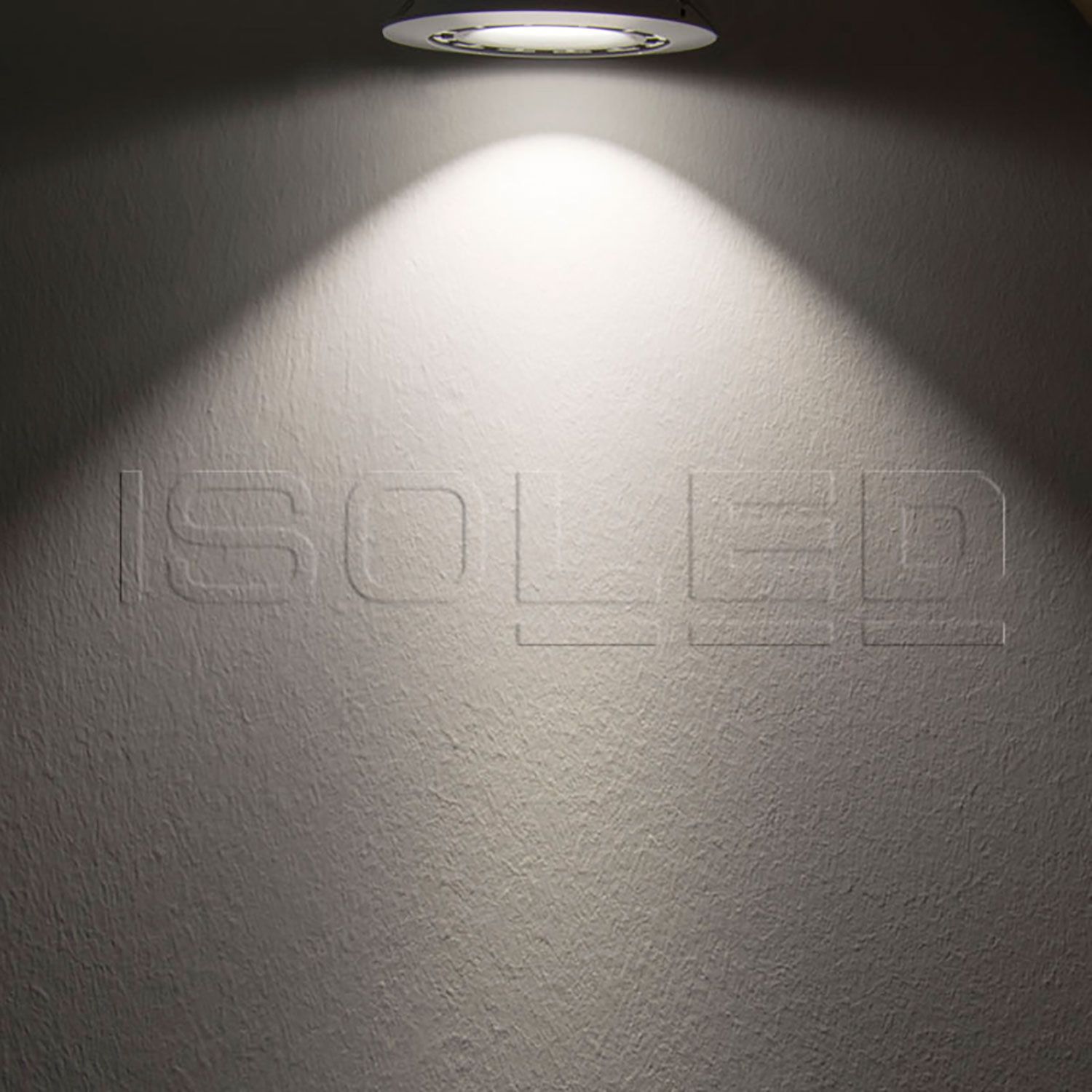 ISOLED LED Einbaustrahler, weiß, 15W, 45°, neutralweiß, dimmbar - 4