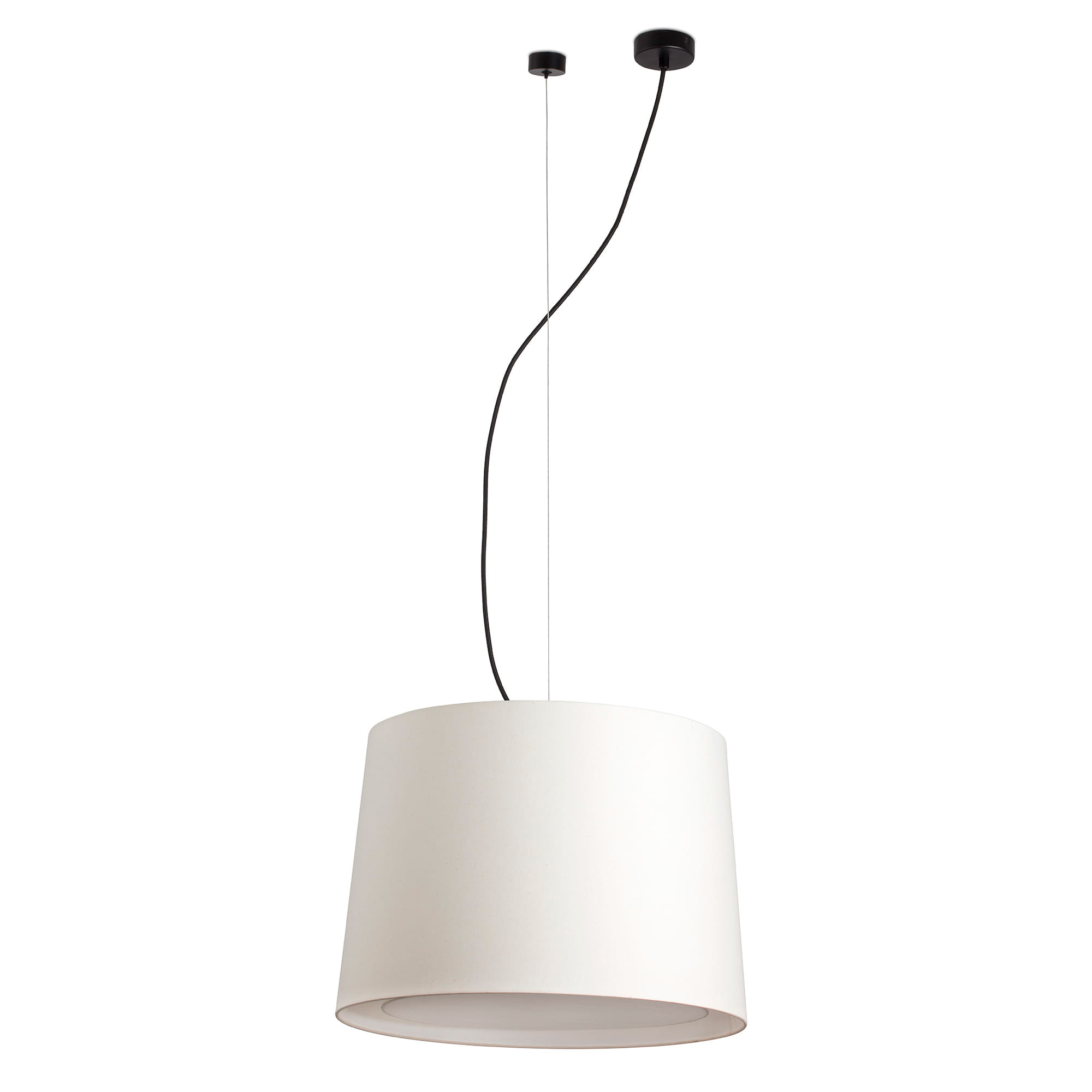 Faro CONGA 450 Hängeleuchte schwarz/beige Faro CONGA 450 Hängeleuchte schwarz/beige - 1