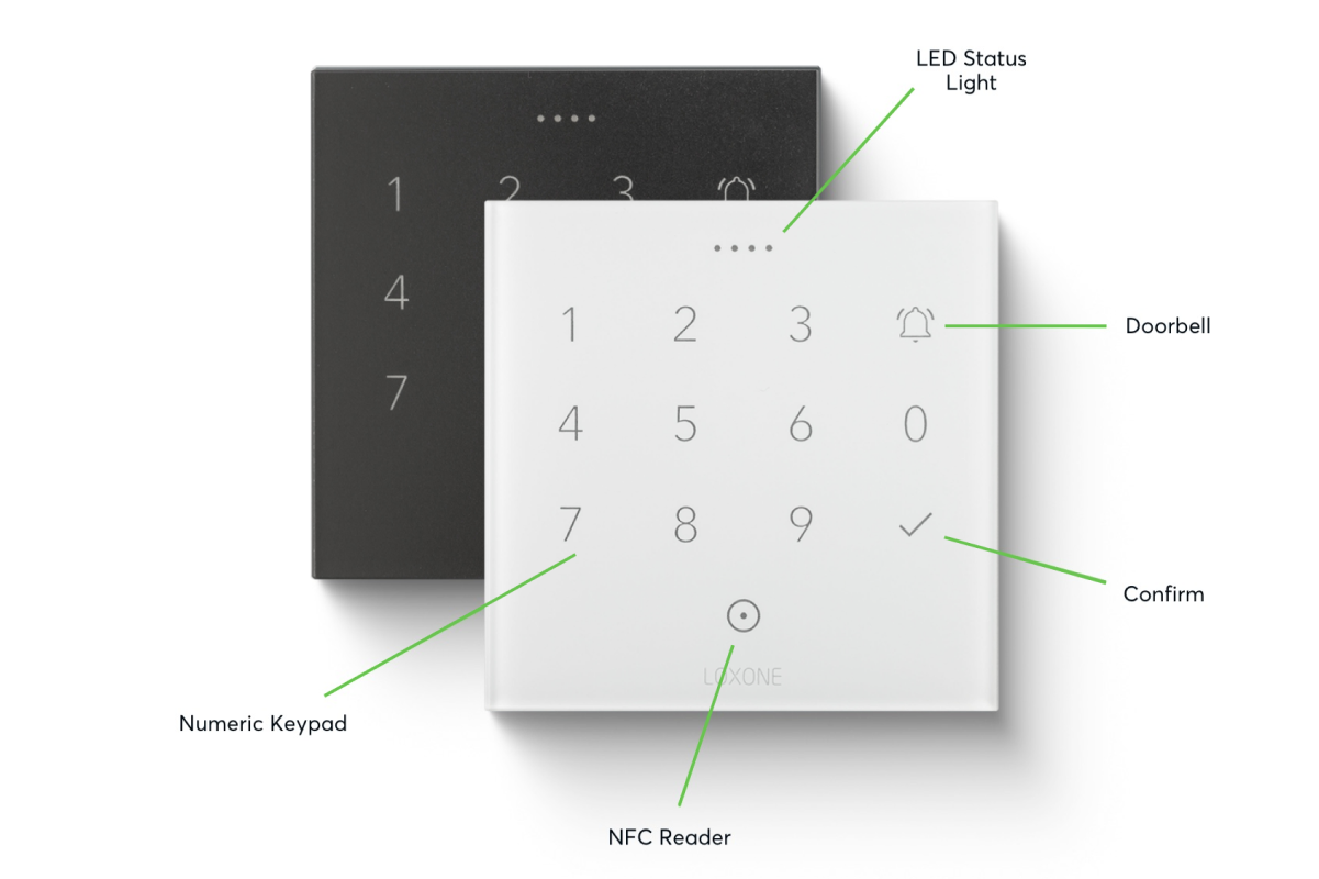 Loxone NFC Code Touch for Nano Weiß - Produktbild 2